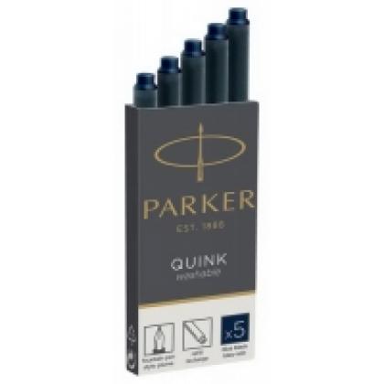 Чернильный патрон 75 мм. "Parker" 5 шт./уп., длин., черный