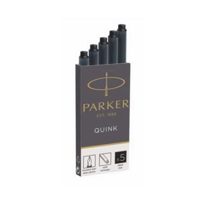 Чернильный патрон 75 мм. "Parker" 5 шт./уп., длин., черный