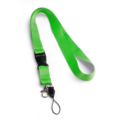 Тесьма с карабином д/бэджа с разъемом "94401" с петлей, белый