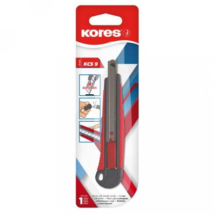 Нож для бумаги бол. "Kores" 18 мм, усиленный