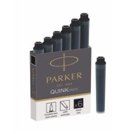Чернильный патрон мини 36 мм. "Parker" 6 шт/уп., черный