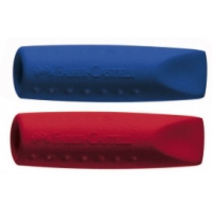 Ластик "Faber-Castell 2001" 2 шт., насадка на карандаш, ассорти