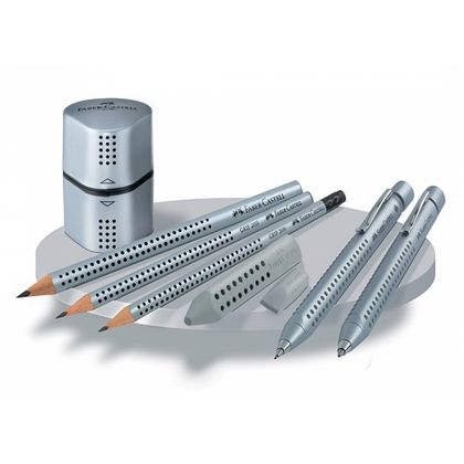 Ластик "Faber-Castell 2001" 2 шт., насадка на карандаш, ассорти
