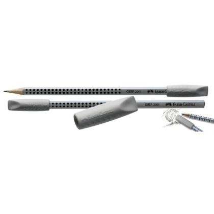 Набор ластиков "Faber-Castell 2001" 2 шт., насадка на карандаш, ассорти