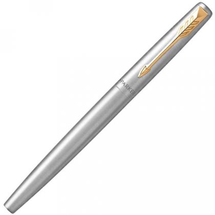 Набор ручек шарик/автомат+перьевая "Jotter Stainless Steel GT" золотистый/серебристый, подарочн. упак