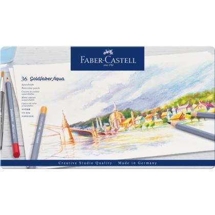 Карандаш акварельный "Goldfaber Aqua" 12 шт, в металлической упаковке