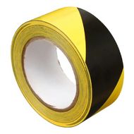 Клейк. лента разметочная 50 мм*33 м, 50 мкм, желто-черный