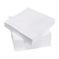 Салфетки бумажные Бик-пак 33*33 см 2-сл, цв.белый 200шт/упак