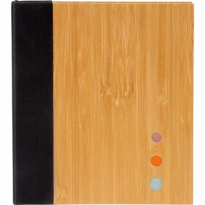 Бумага д/з на кл. осн. в наборе 120*108*21 мм "Bamboo Note" футляр кожзам., коричневый