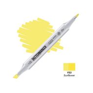 Маркер перм., худ. "Sketchmarker" двусторонний, Y53, подсолнух