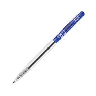 Ручка шарик/автомат. "Simple" 0,7 мм, пласт.прозр., стерж. синий