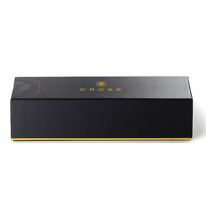 Ручка роллер "Edge Matte Hazelnut Lacquer" 0,7 мм, метал., подарочн. упак., матовый шапань/черный, стерж. черный