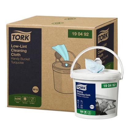 Материал нетканый Tork Premium безворсовый в ведре W10