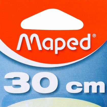 Линейка 30 см "Aluminium" с держ., метал., серебристый, блистер