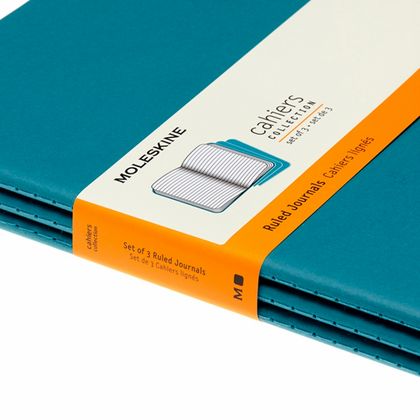 Блокнот А4 190*250 мм, 60 л., лин. "Cahier Journal Xlarge" интегральн. обл. карт., 3 шт., голубой