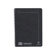 Блокнот А4 210*297 мм, 60 л., лин. "Clairefontaine Europa" спираль сбоку, обл. карт., черный