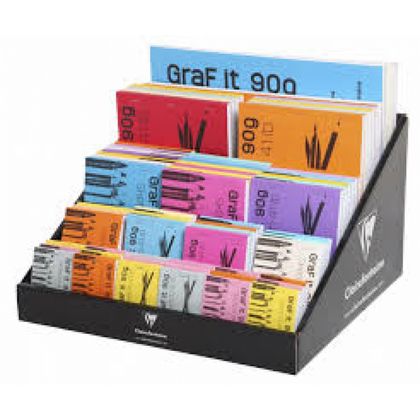 Скетчбук "Graf It" А4, 90г/м2, 80л., небесно-голубой