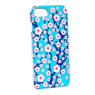 Чехол-клипкейс д/iPhone 6S/7/8 "Cerisier" пласт., голубой/белый