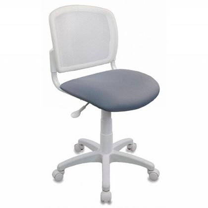 Кресло для детей Бюрократ CH-W296NX/15-48 спинка сетка белый TW-15 сиденье серый 15-48