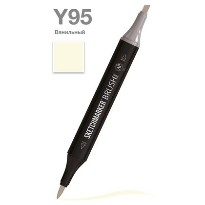Маркер перм., худ. "Sketchmarker Brush" двусторонний, Y95, ванильный