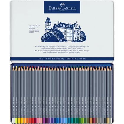Карандаш акварельный "Goldfaber Aqua" 24 шт, в металлической упаковке