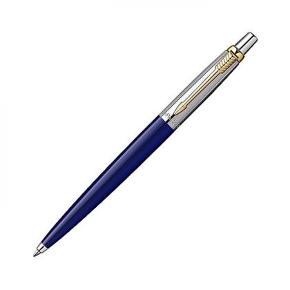 Ручка шарик/автомат "Jotter Core K63 Royal Blue CT" 1 мм, метал., подарочн. упак., синий/серебристый, стерж. синий