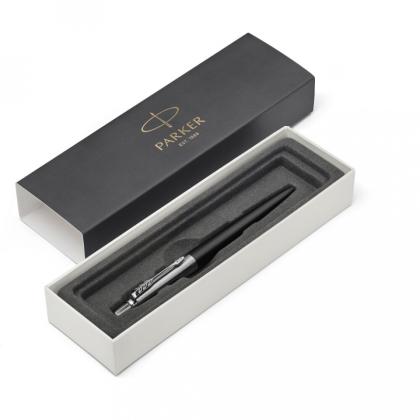 Ручка шарик/автомат "Jotter Core K63 Royal Blue CT" 1 мм, метал., подарочн. упак., синий/серебристый, стерж. синий