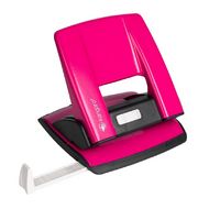 Дырокол 30 л. "Aion-30" лин., розовый