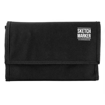 Пенал для маркеров "Sketchmarker", 15.6 *10.5*7.5 см, на 24 шт, черный