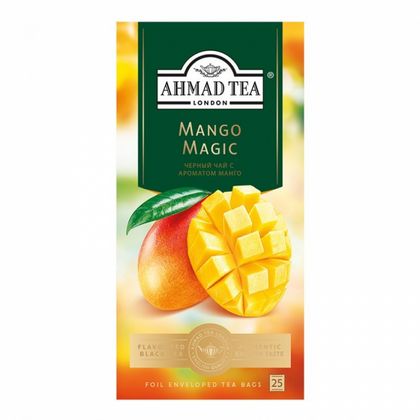 Чай "Ahmad Tea" 25 пак*1,5 гр., черный, с ароматом манго, Mango Magic