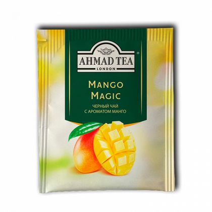 Чай "Ahmad Tea" 25 пак*1,5 гр., черный, с ароматом манго, Mango Magic