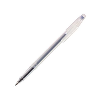 Ручка гелевая "Status" 0,5 мм, пласт., прозр., стерж. черный