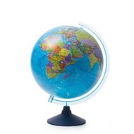 Глобус 32 см полит. "Мир" классик евро, подставка из цв. пластика