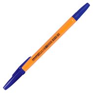 Ручка шарик. "Corvina" 1,0 мм, пласт., глянц., оранжевый, стерж. синий