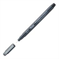 ручка капиллярная "Pointliner" 0.1 мм, черный