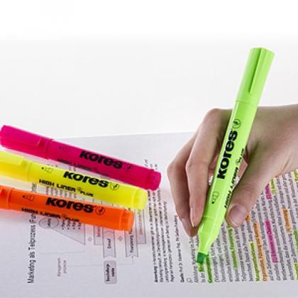 Маркер текстовый "High Liner Plus" розовый