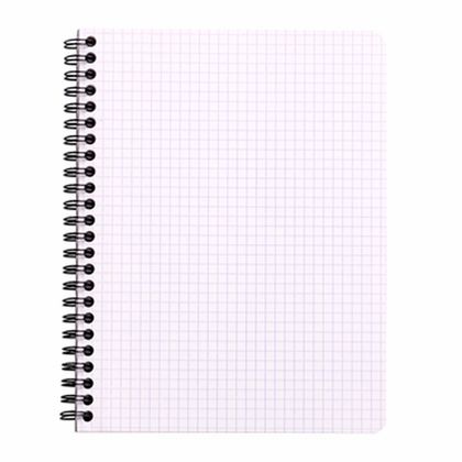 Блокнот А4+, 80 л., лин. "Rhodia" спираль сбоку, микроперфорац., черный