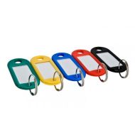 Брелок д/ключей "Key Rings" пласт., красный
