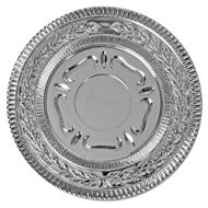 Медаль наградная d8,7 см "Серебро" метал., серебристый