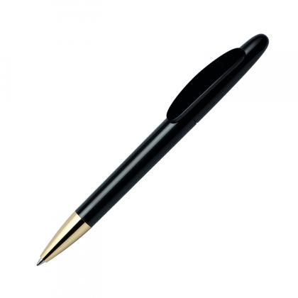 Ручка шарик/автомат "Icon C GOLD" 1,0 мм, пласт., глянц., синий/золотистый, стерж. синий