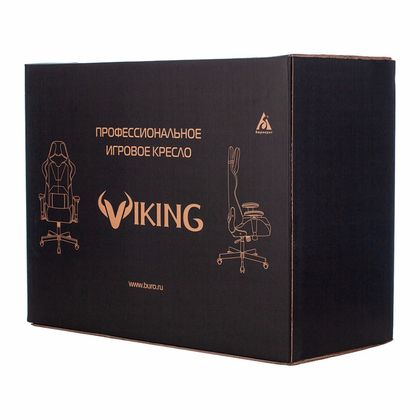 Кресло игровое Бюрократ VIKING KNIGHT Fabric черный Light-20 с подголов. крестовина металл
