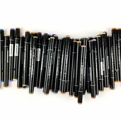 Маркер перм., худ. "Sketchmarker Brush" двусторонний, V90, фиолетовый минерал