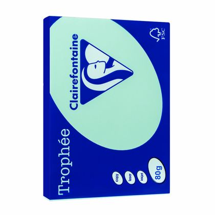 Бумага цветная A4, 80г/м, 500 л. "Trophee" сиреневый