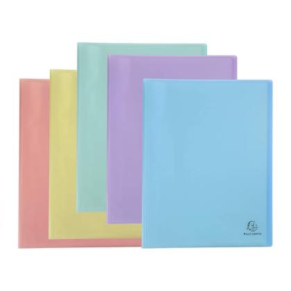 Папка на 30 карманов "Chromaline Pastel" пласт., ассорти
