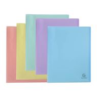 Папка на 30 карманов "Chromaline Pastel" пласт., ассорти
