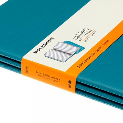 Блокнот А4- 190*250 мм, 60 л., лин. "Cahier Journal Xlarge" интегральн. обл. карт., 3 шт., клюквенный