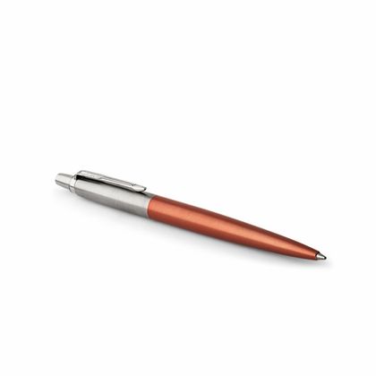 Ручка шарик/автомат "Jotter Chelsea Orange CT" 0,7 мм, метал., подарочн. упак., оранжевый/серебристый, стерж. синий