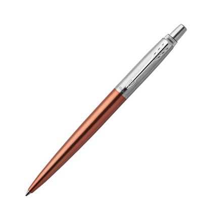 Ручка шарик/автомат "Jotter Chelsea Orange CT" 0,7 мм, метал., подарочн. упак., оранжевый/серебристый, стерж. синий