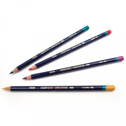 Карандаш акварельный "Inktense" набор 24 цв., металл.