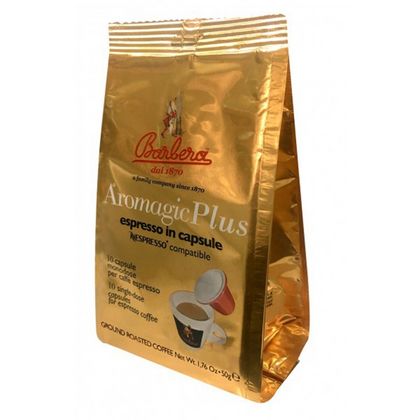 Капсулы для кофе-машин "BARBERA Aromagic", 10 порц, Nespresso Plus